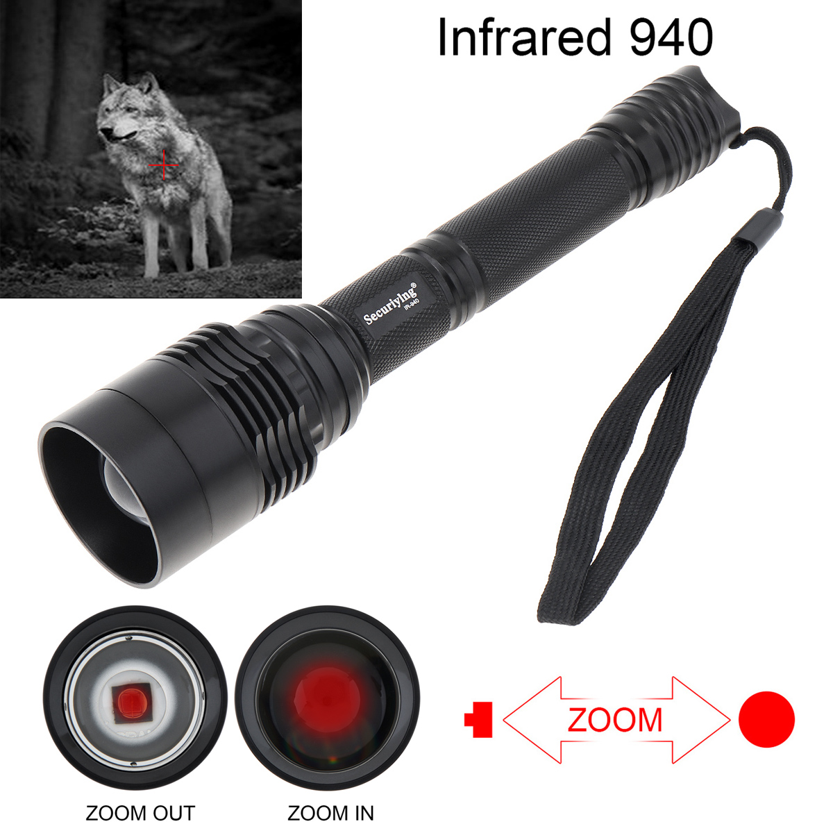 Hunting Thermal Imaging Scope - 야간 투시 장치용 적외선 손전등, 장거리