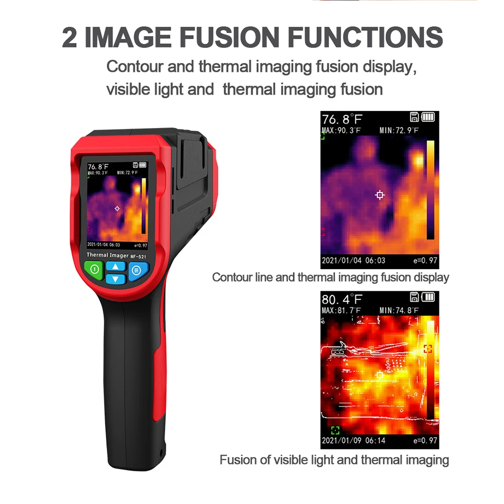 NF-521 자동 온도 산업용 적외선 열화상 카메라 - - Nf 521 Thermal Imaging Camera 리뷰 및 가격